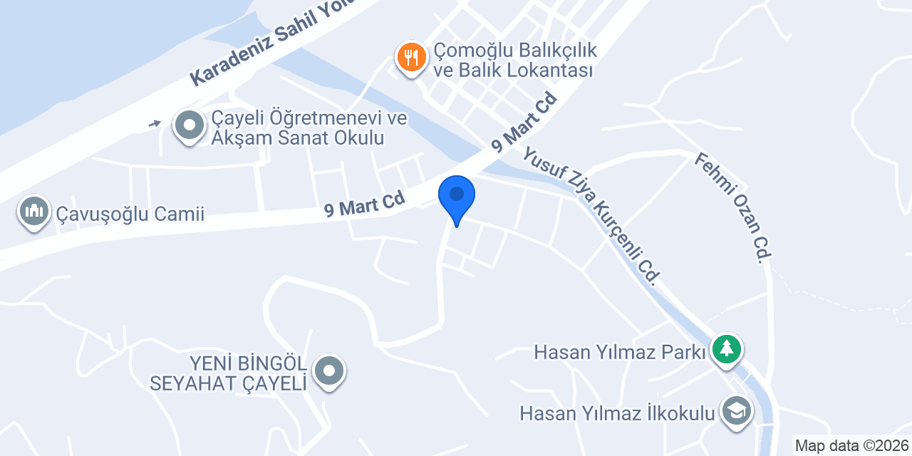 RİZEM ARI YAPI İNŞAAT İç ve Dış Ticaret Ltd.Şti konumu