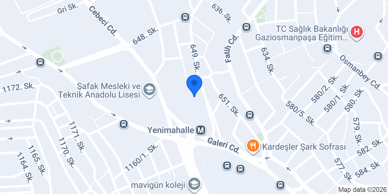 Has Örme Tekstil konumu