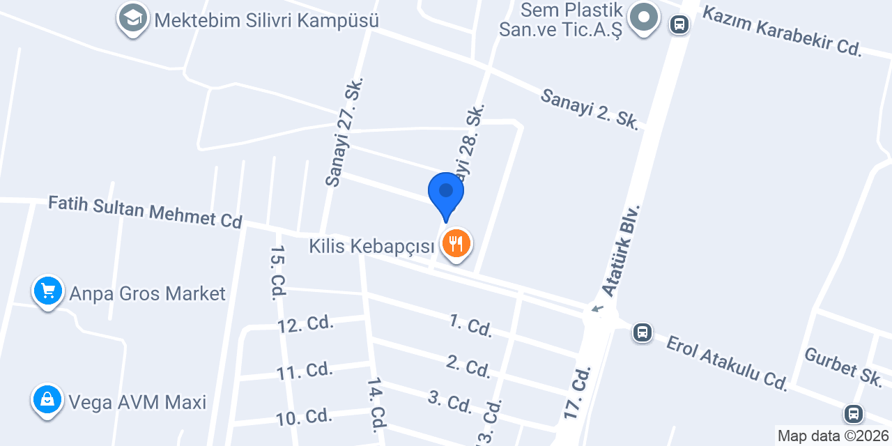 Silivri As Oto Ekspertiz konumu