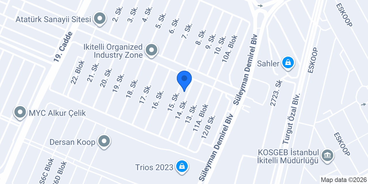 Arpack Ahşap Ambalaj , Sandık İmalatı konumu