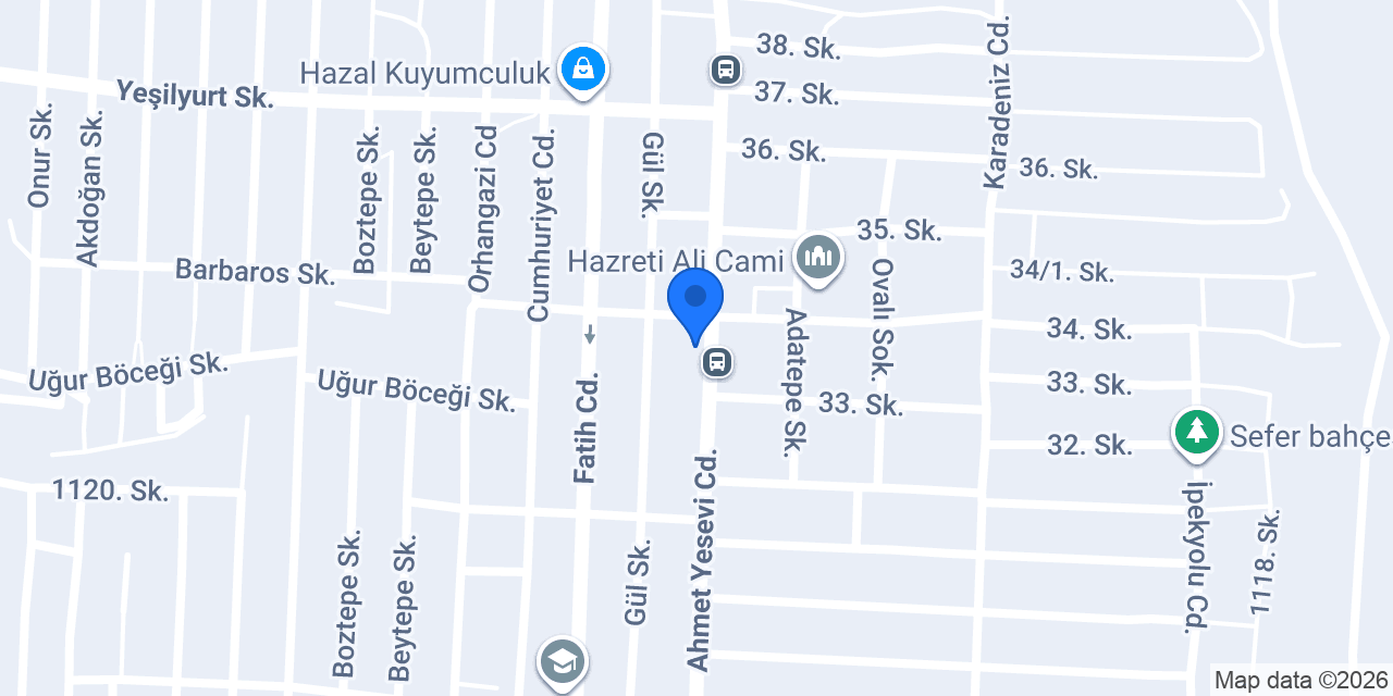 Mistaş Unlu Mamulleri konumu