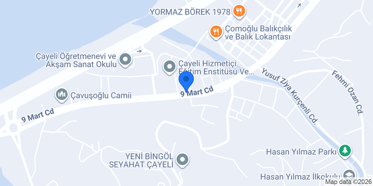 Gece Yıldızı Büfe konumu