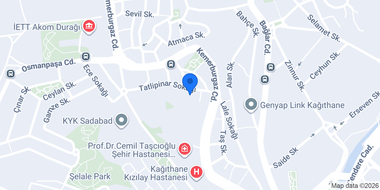 Darsateks Kağıthane / İstanbul Merkez konumu