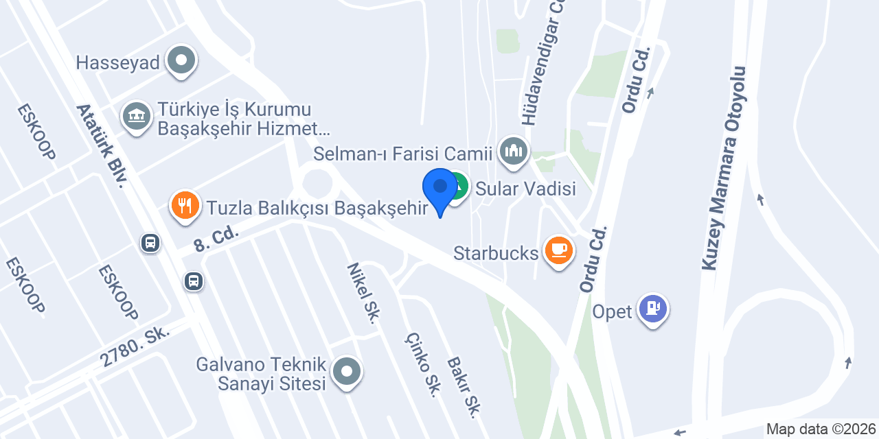 Başakşehir Rizeliler Derneği Lokali konumu
