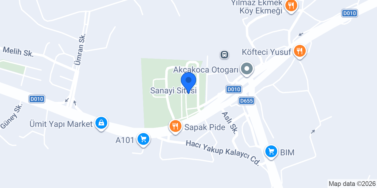 Başaran Römork konumu