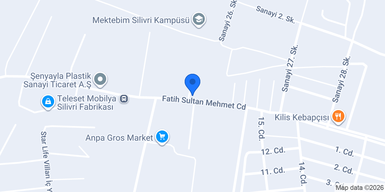Silivri Koçer Elektrik konumu