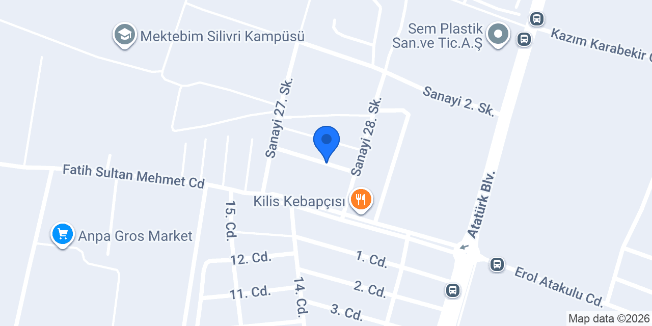 ALİ KORKMAZ MAKİNE konumu