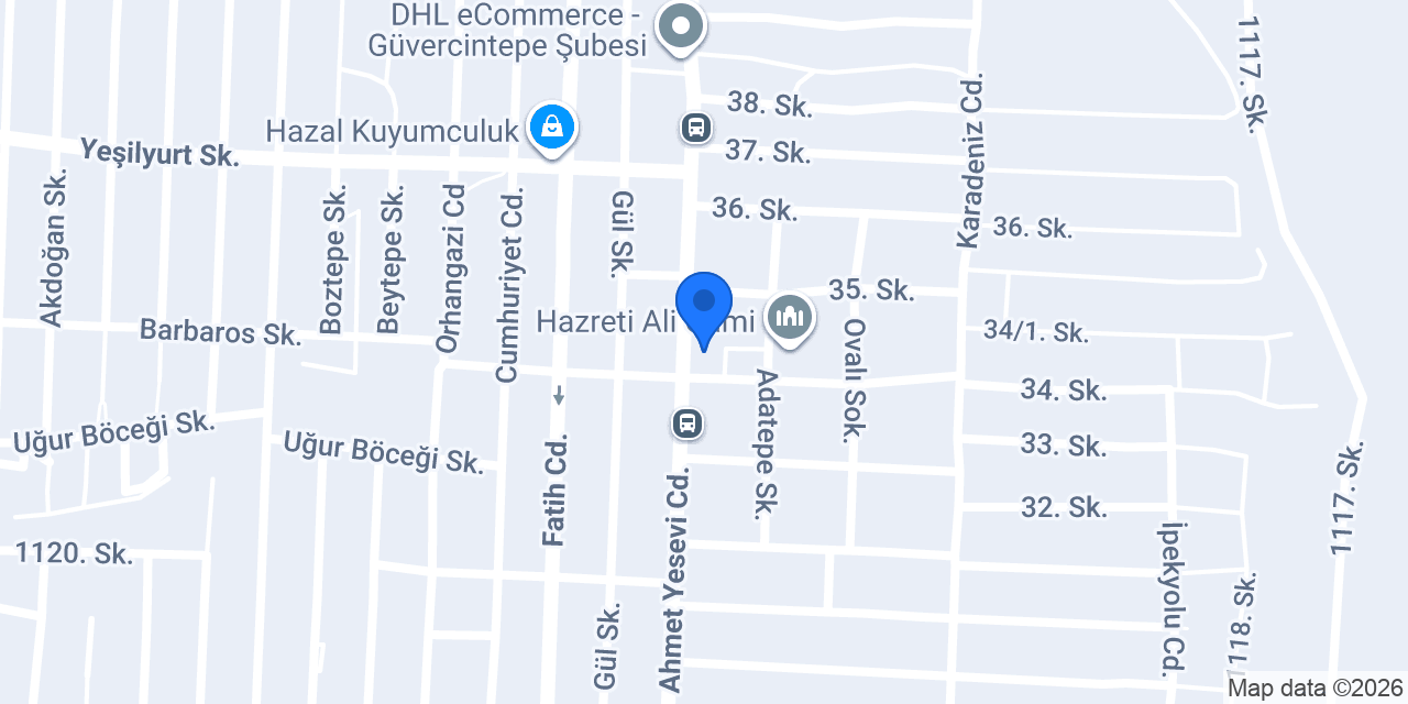 Yatmaz Yapi Market konumu