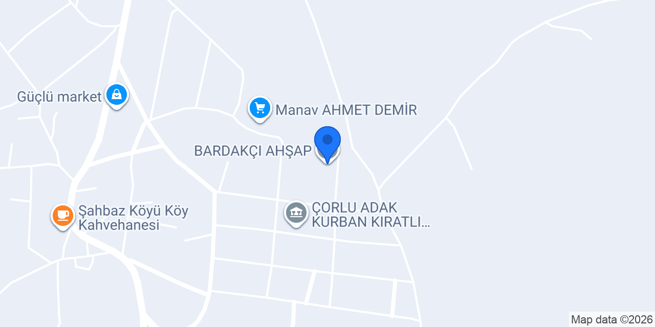 BARDAKÇI AHŞAP konumu