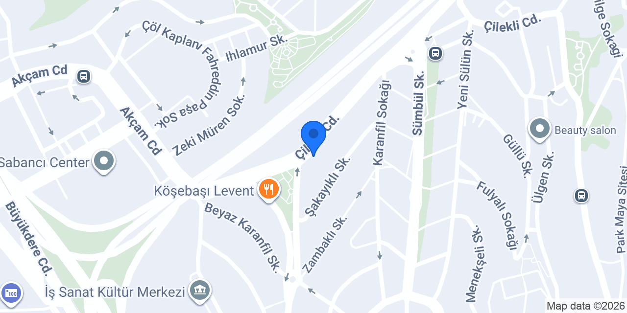 Biltes Levent Kampüsü konumu
