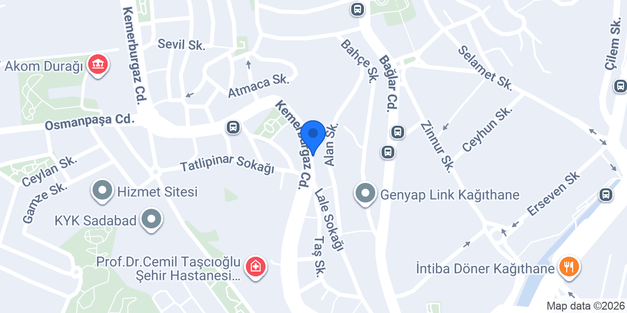Paket Mutfak | Kağıthane konumu