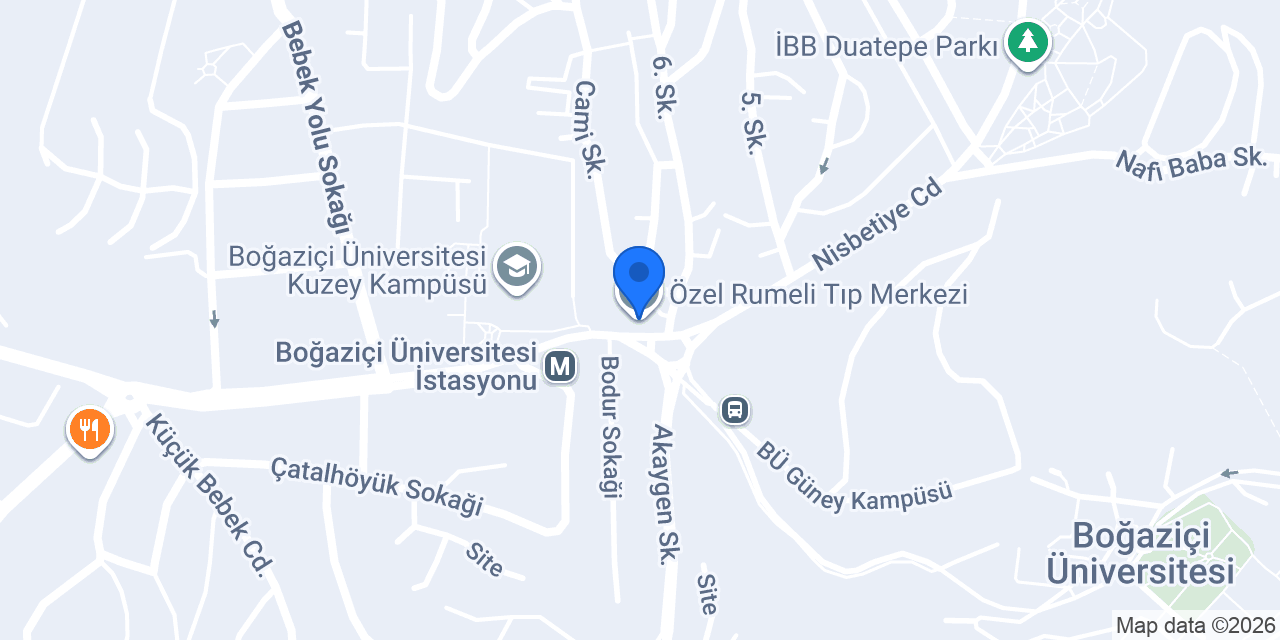 Özel Rumeli Tıp Merkezi konumu