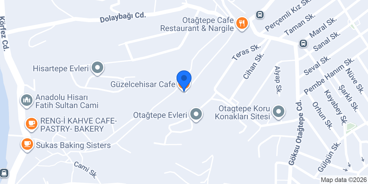 Güzelcehisar Cafe konumu