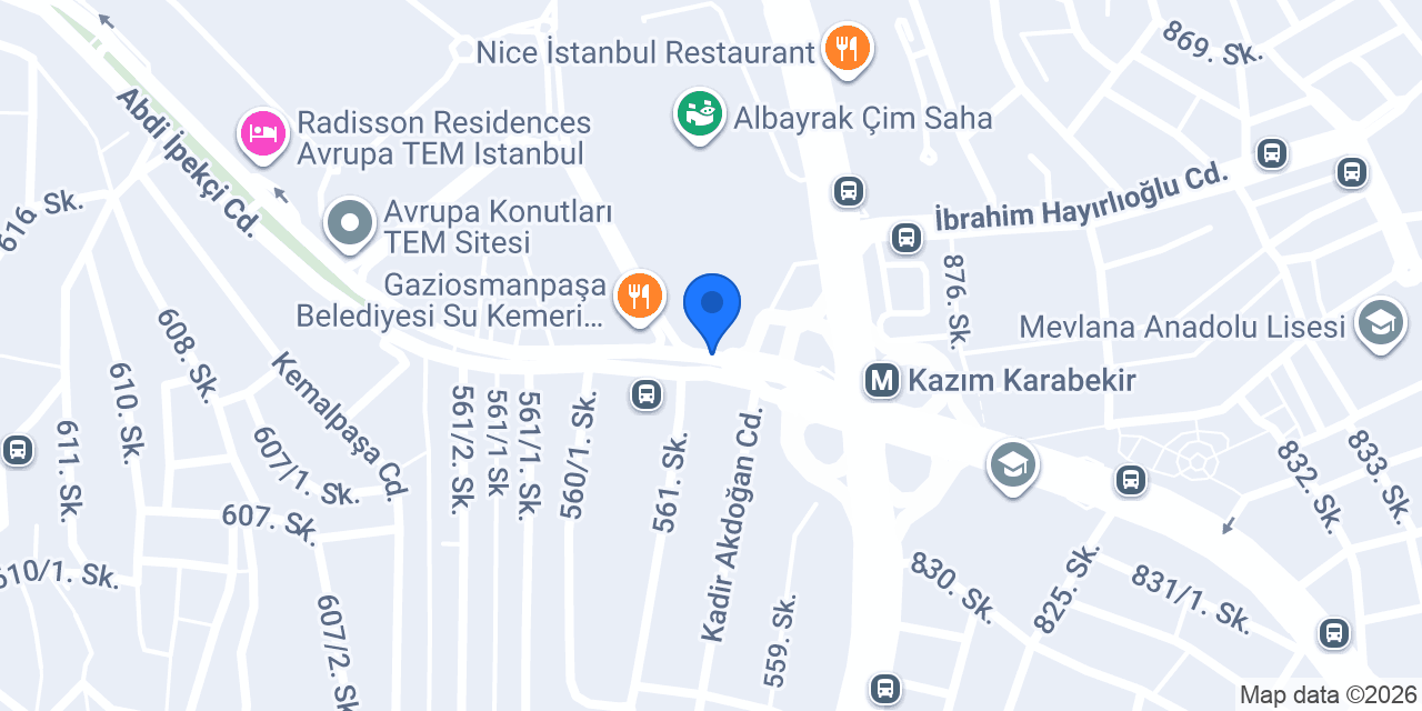 Mozaik Akademi konumu