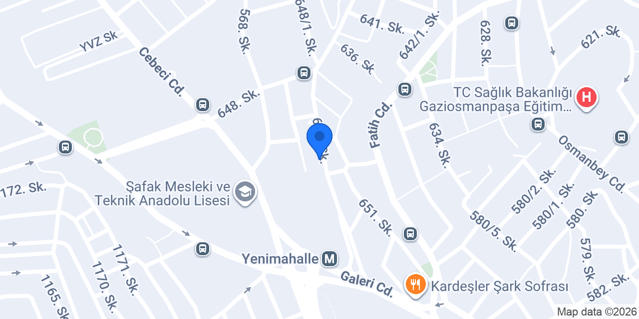 Tek Küpeşte konumu