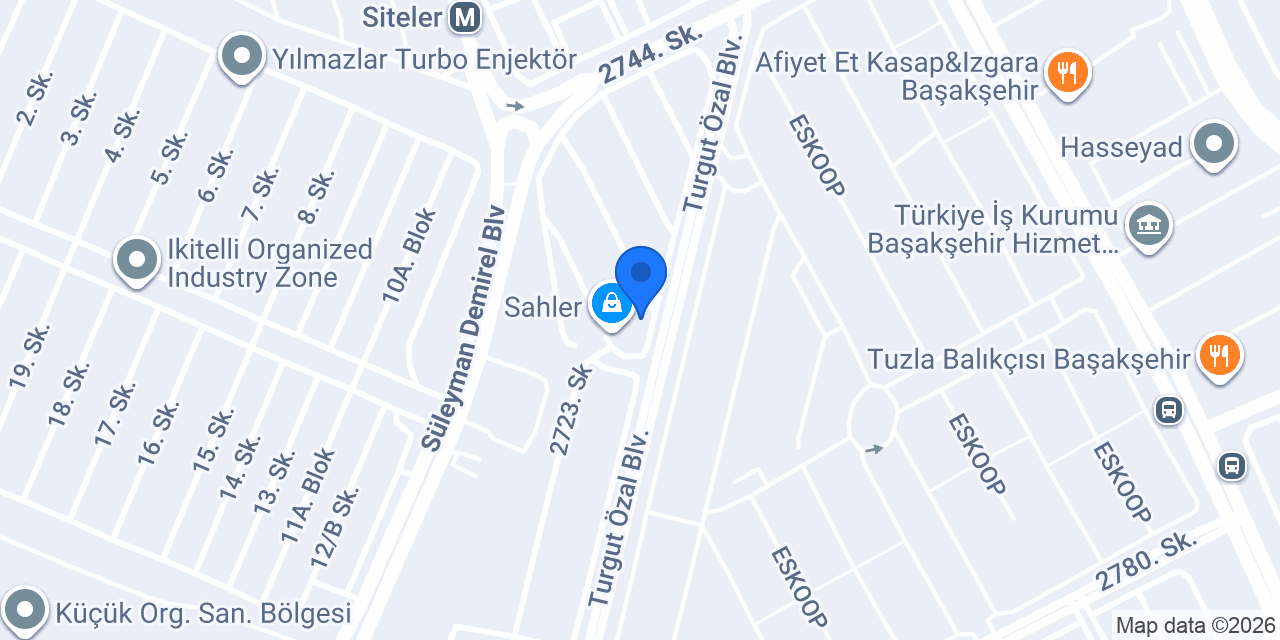 Ak Deniz Otomotiv konumu