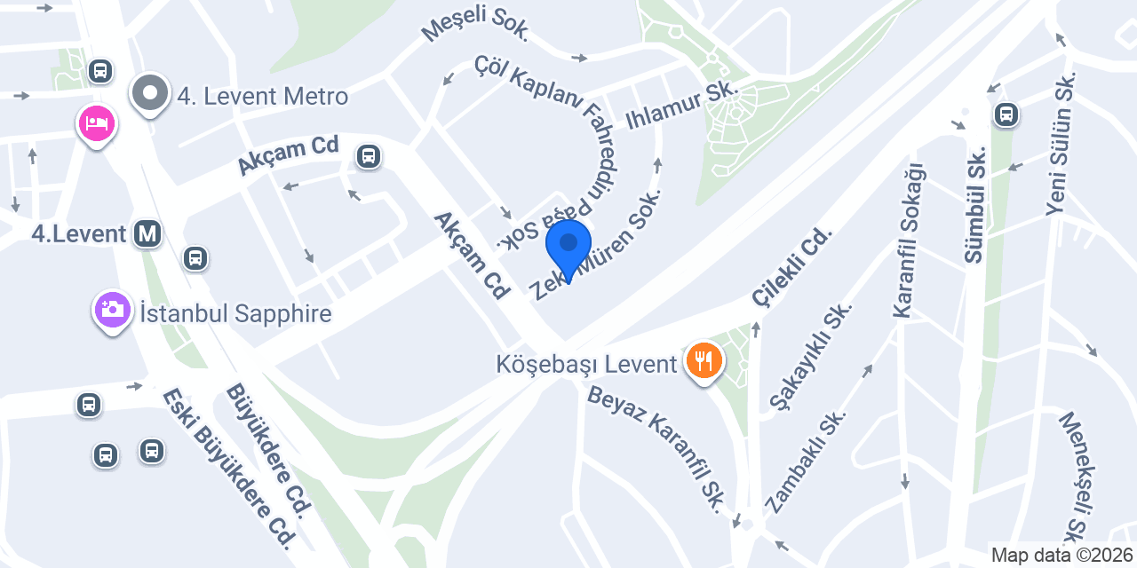 Açı Okul Öncesi Levent konumu