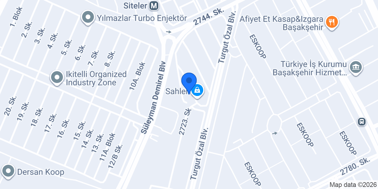 Okemos Eğitim Araçları konumu