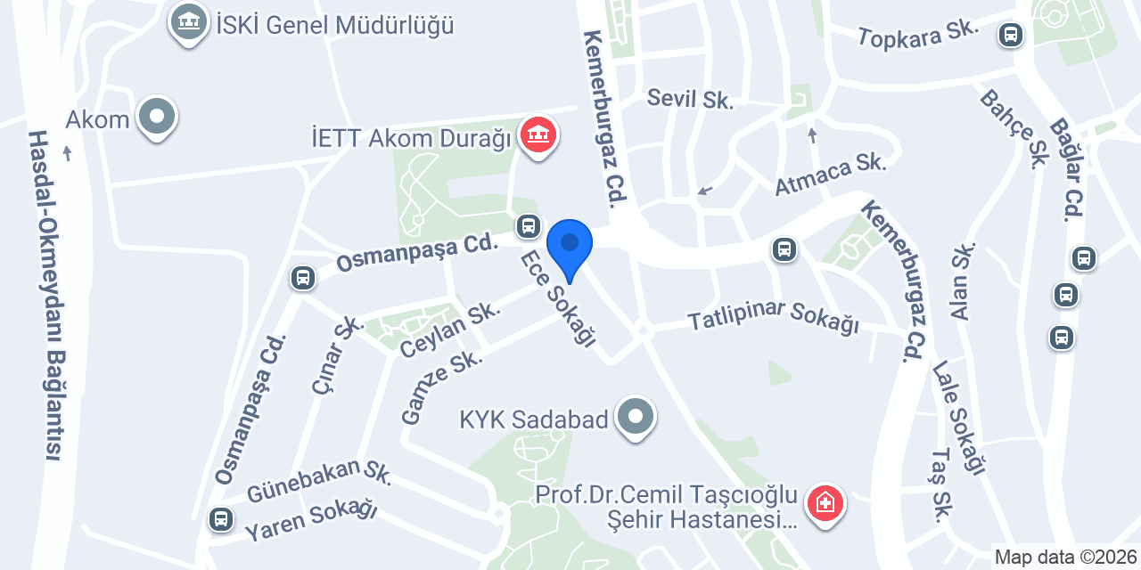 Entepe Kağıthane konumu