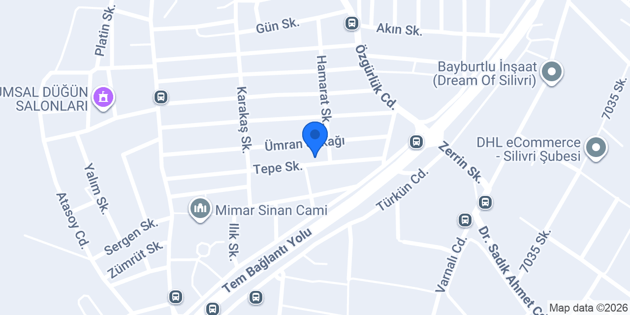 Yüce Tandır Evi konumu