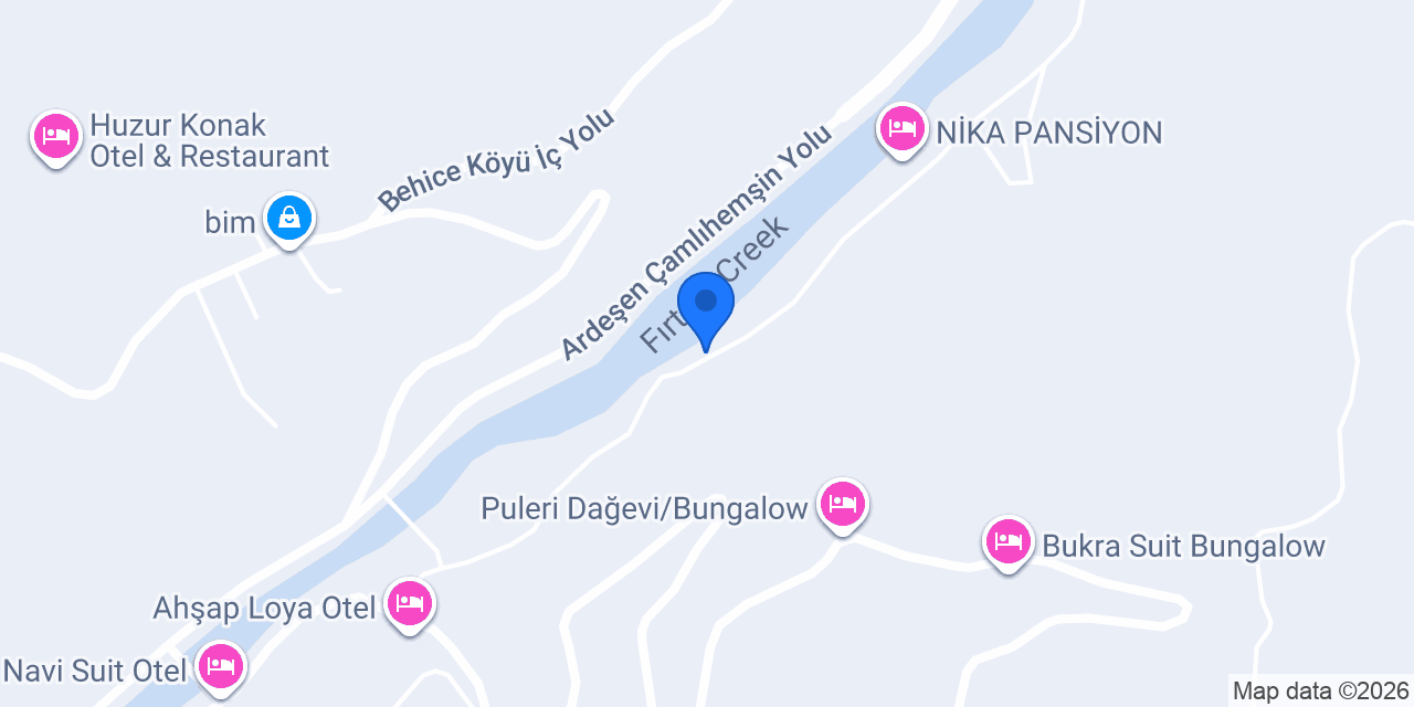 Yeşil Doğa Bungalov konumu