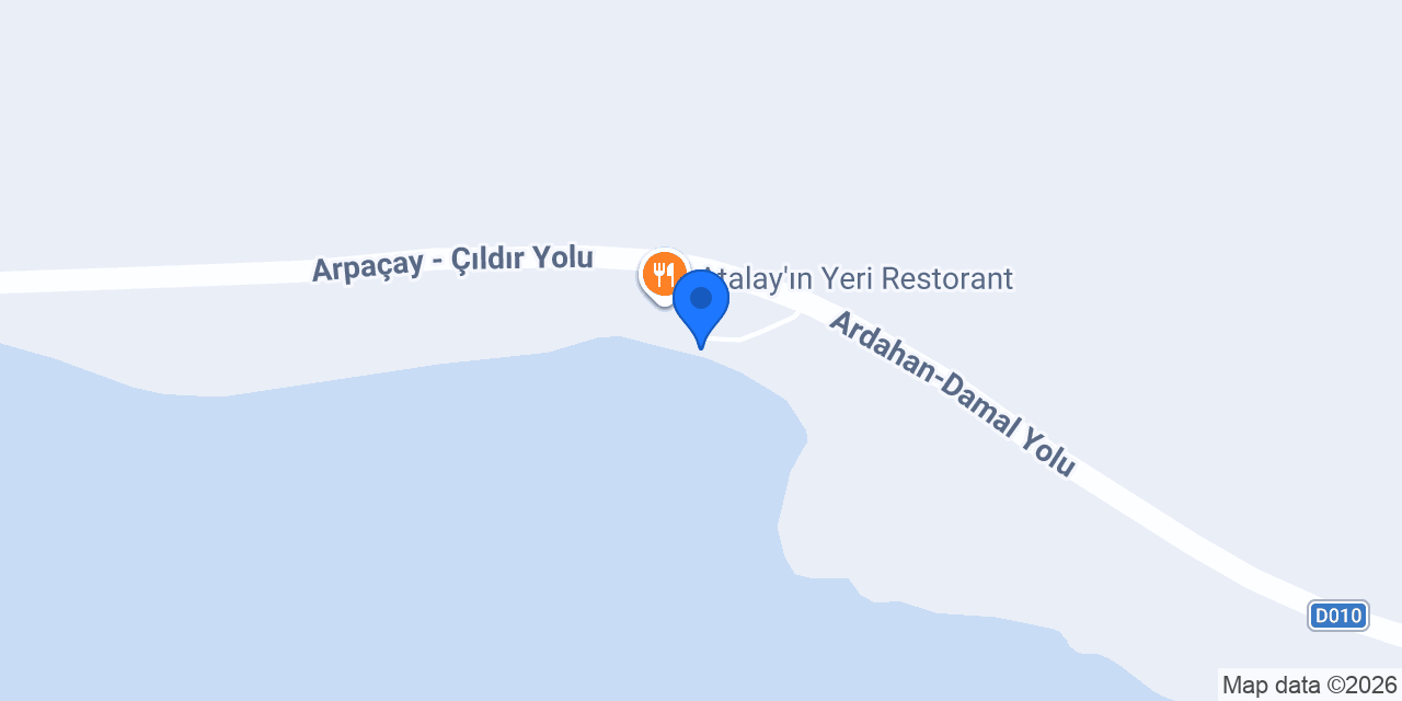 Çıldır Gölü Kar Motoru konumu