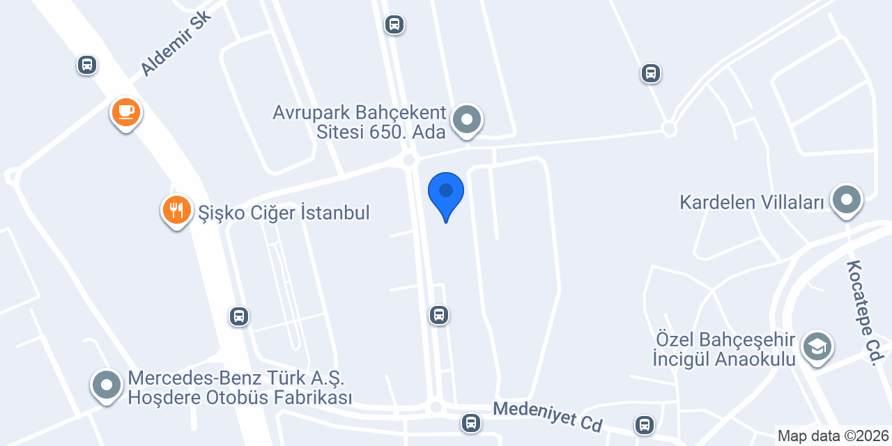 PAŞA DÖNER BAHÇEŞEHİR konumu