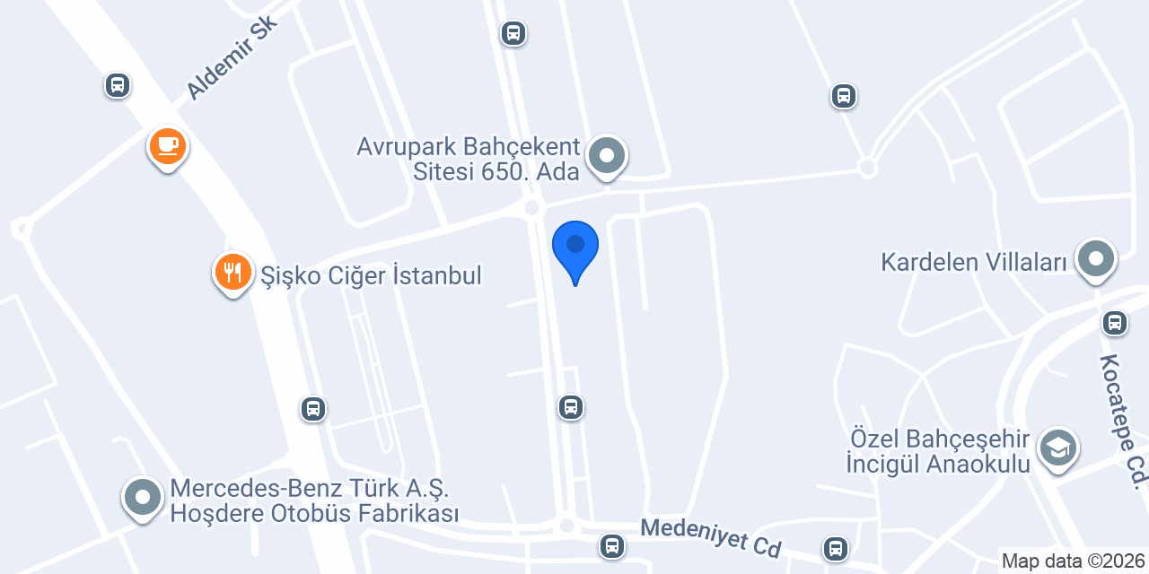 Aras Kargo Kuzey Marmara Şubesi konumu