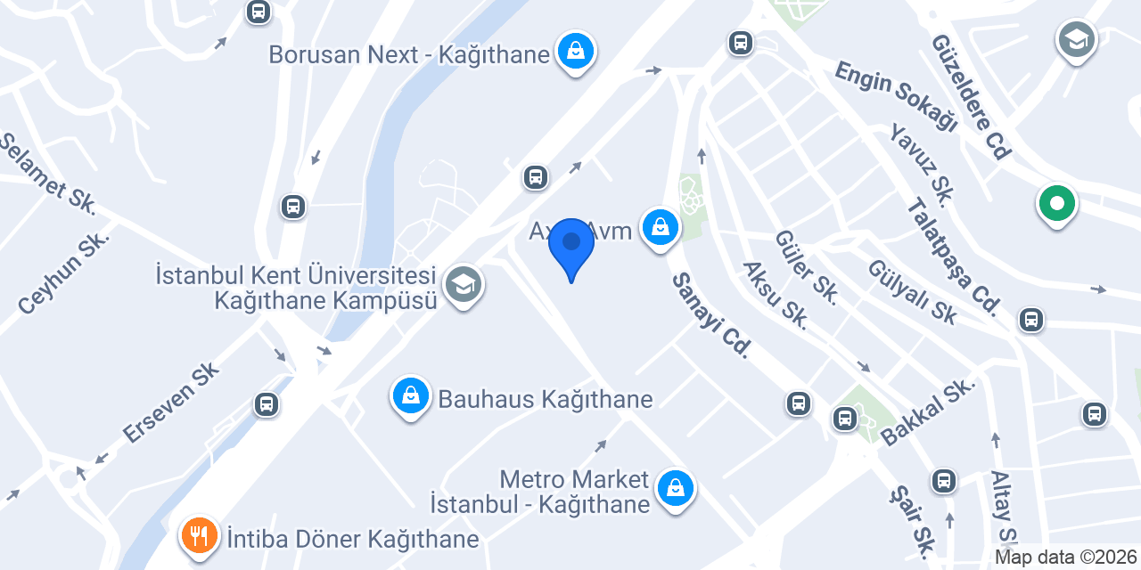 Saloon Burger - Axis Kağıthane konumu