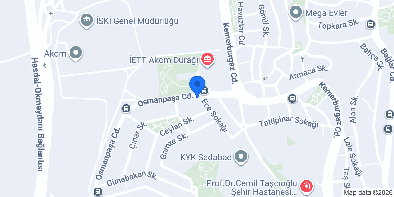 Pizzabulls Kağıthane konumu