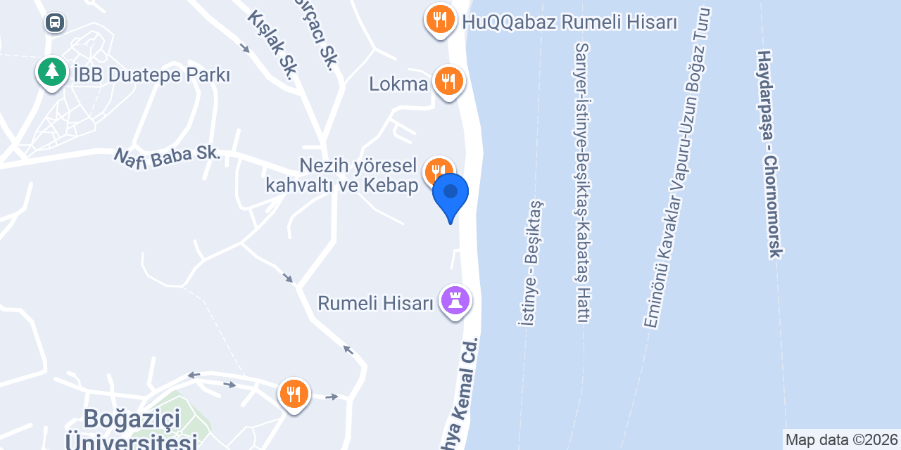 HiSAR CAFE & RESTAURANT / nargile konumu