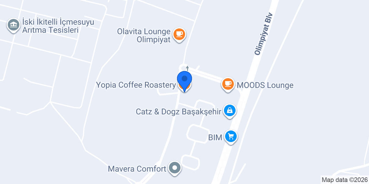 Yopia Coffee Roastery konumu