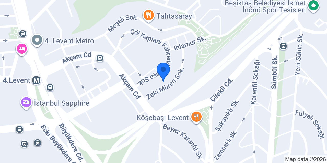 Aksan Hukuk Bürosu konumu
