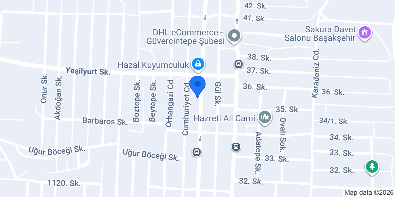 Lilyum Bayan Kuaförü konumu