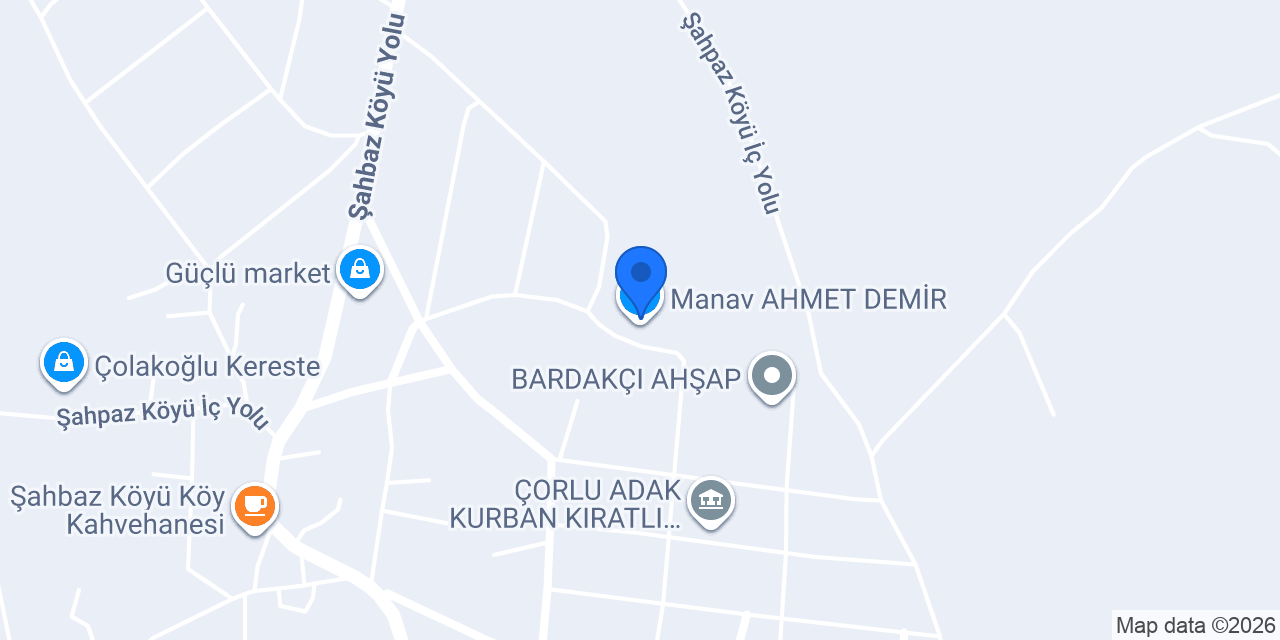 Manav AHMET DEMİR konumu