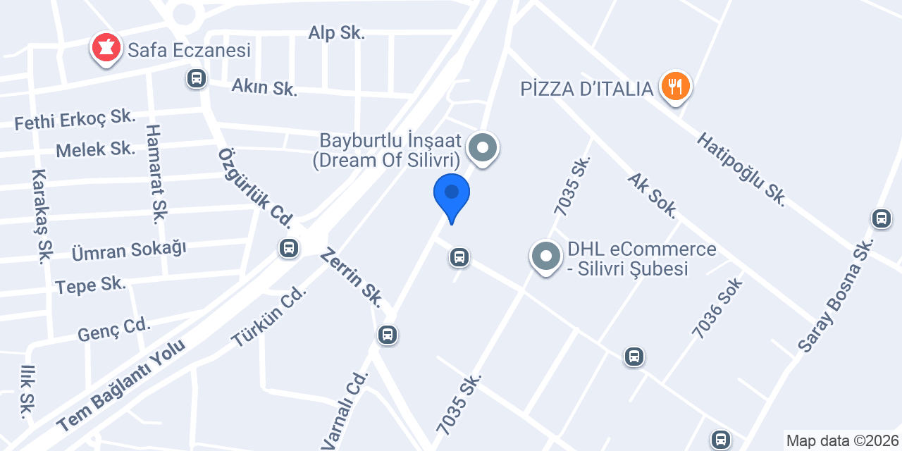 Antep Sütlüsü Silivri konumu