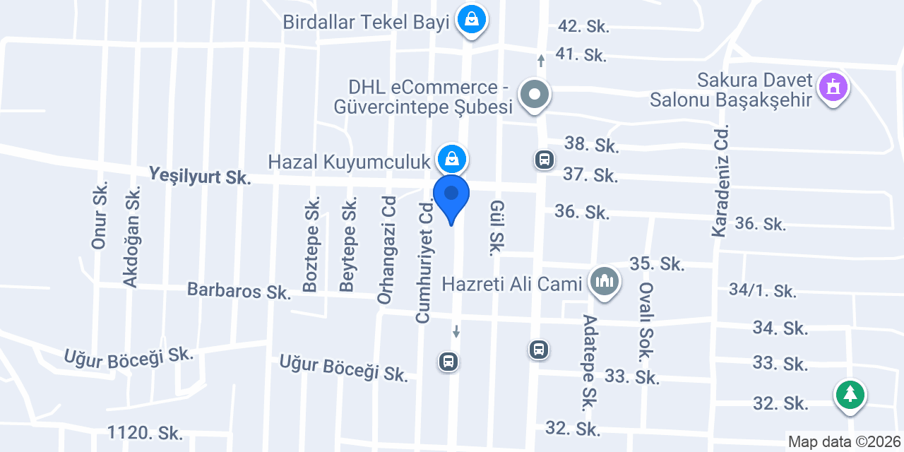 Ekar Matbaa - Güvercintepe Şubesi konumu