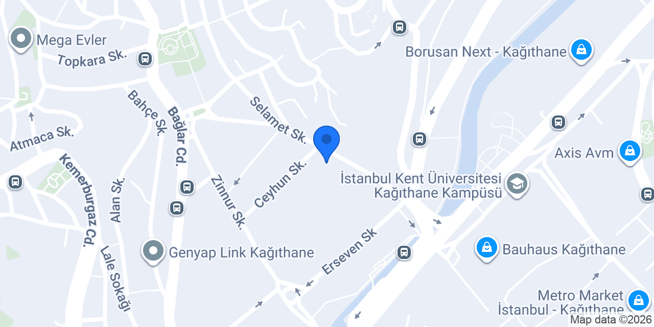 KAĞITHANE BİLSEM konumu