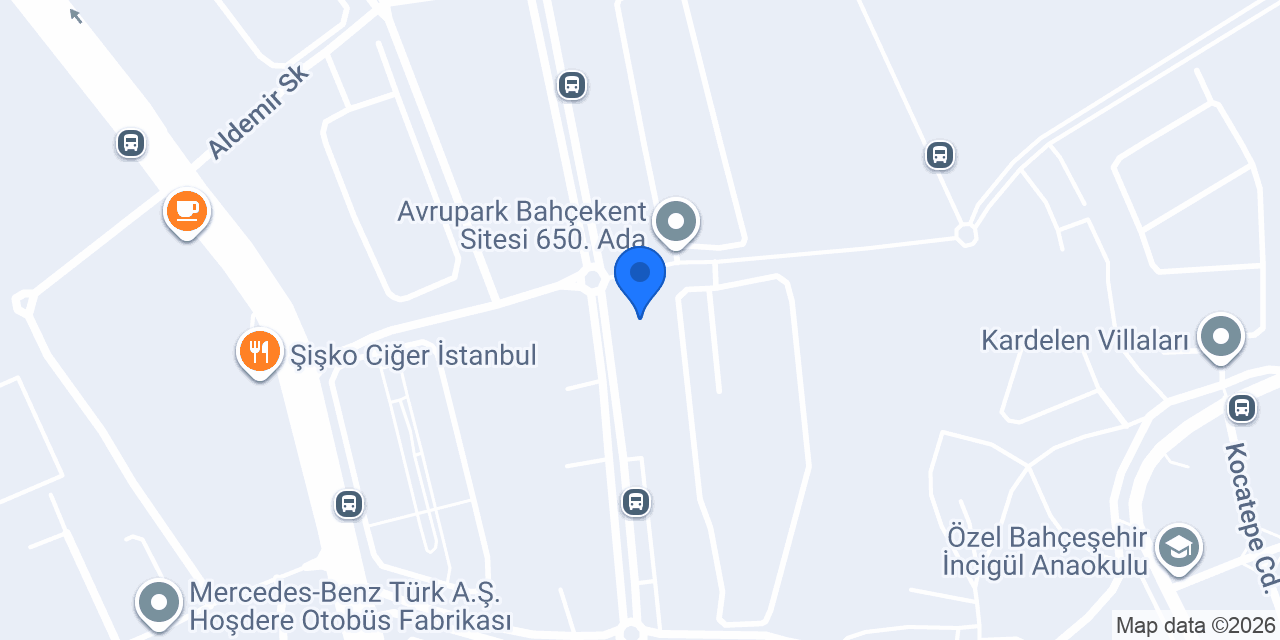 Heros Pizza Bahçeşehir konumu