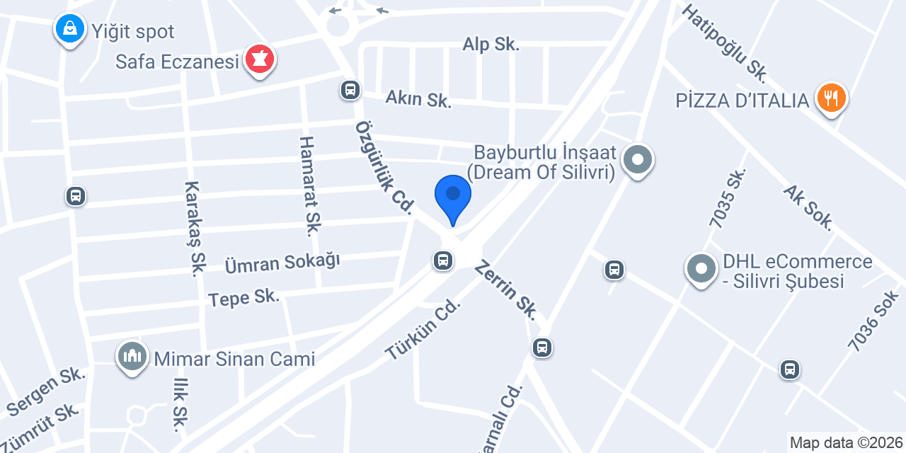 Silivri Baba Döner konumu