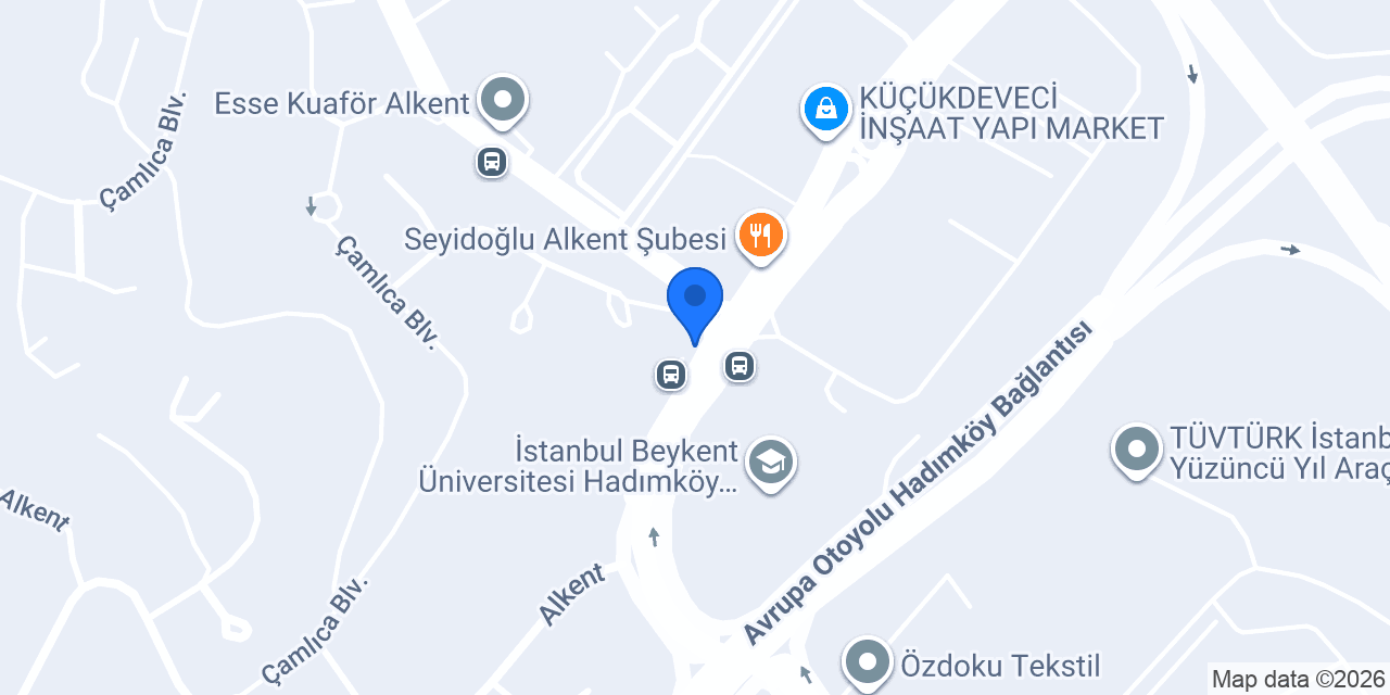 Alkent 2000 taksi konumu