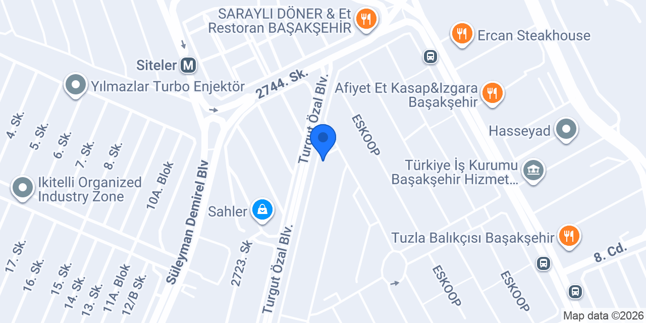 Maksimum Rulman ve Cam Balkon konumu