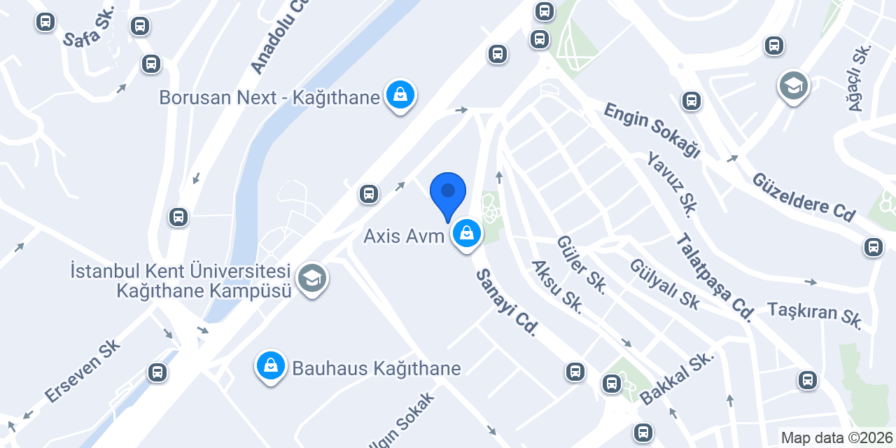 Souper Kağıthane konumu