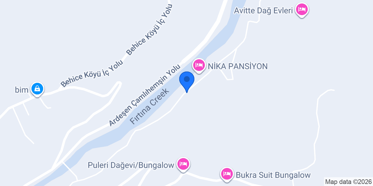 Seyridere Bungalov konumu