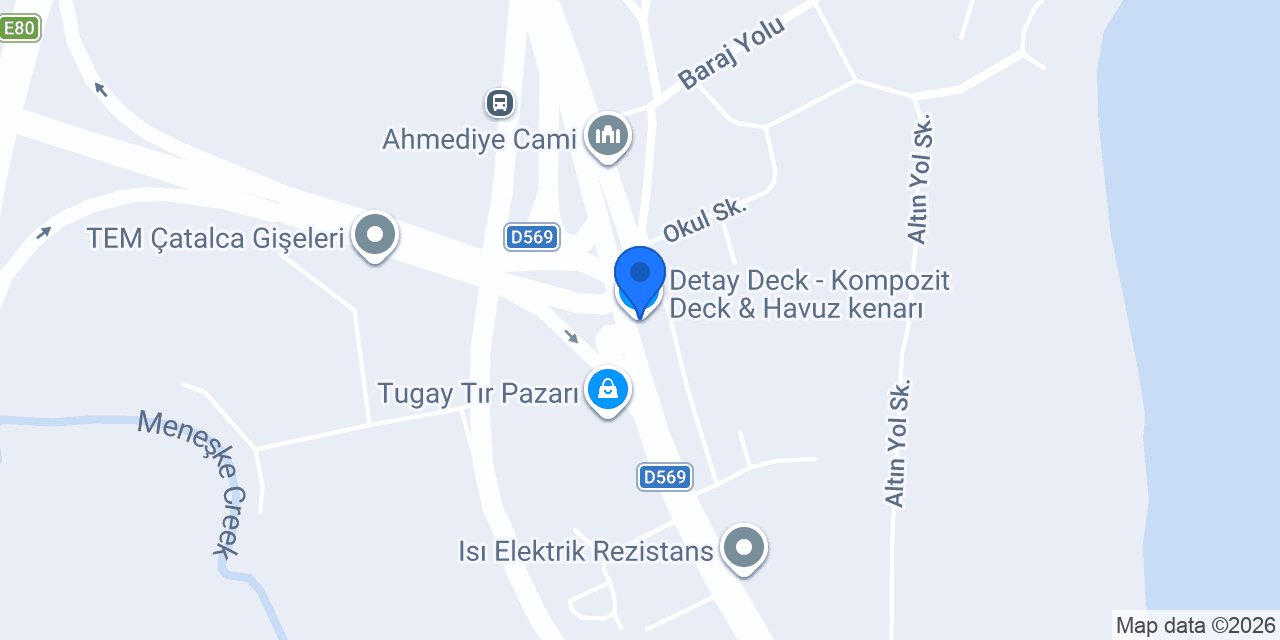 Detay Deck - Kompozit Deck & Havuz kenarı konumu