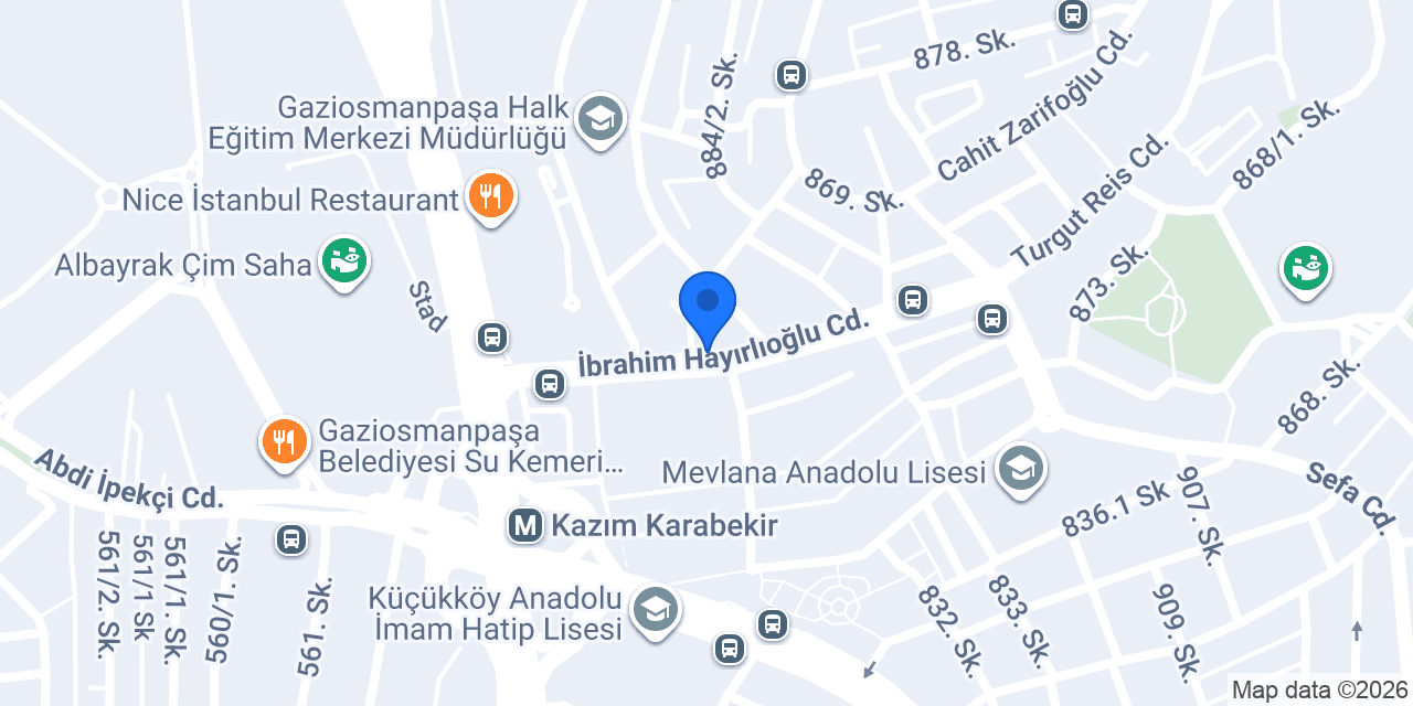 Benimo Lahmacun konumu