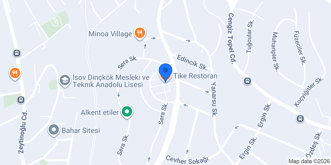 Tike Restoran konumu