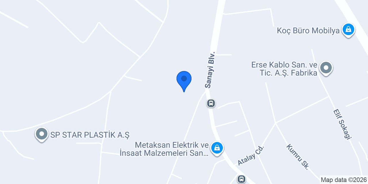 Panelkon Ofis Aksesuar konumu