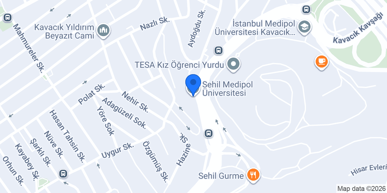 Sehil Medipol Üniversitesi konumu