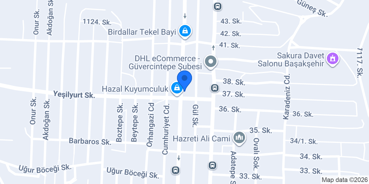 İlhan Nalbur hirdavat konumu